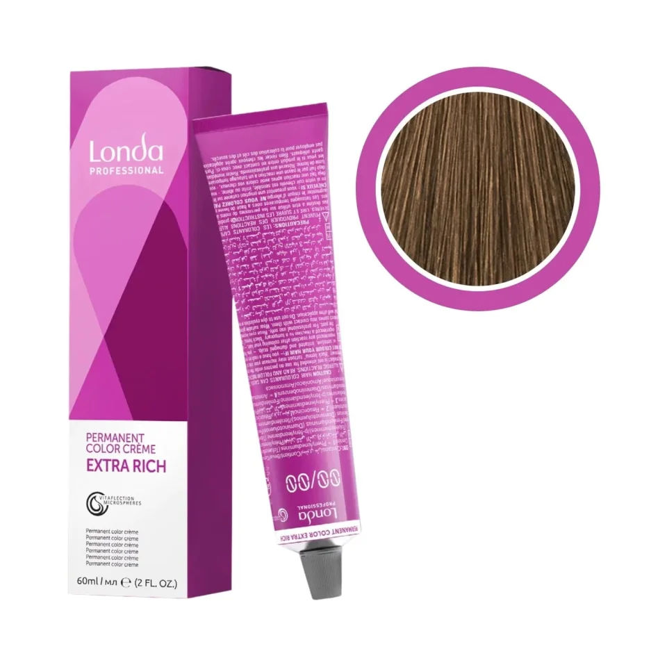 Vopsea permanentă, Londa Professional, Londacolor 6/71 Blond Închis Maro Cenușiu, 60 ml