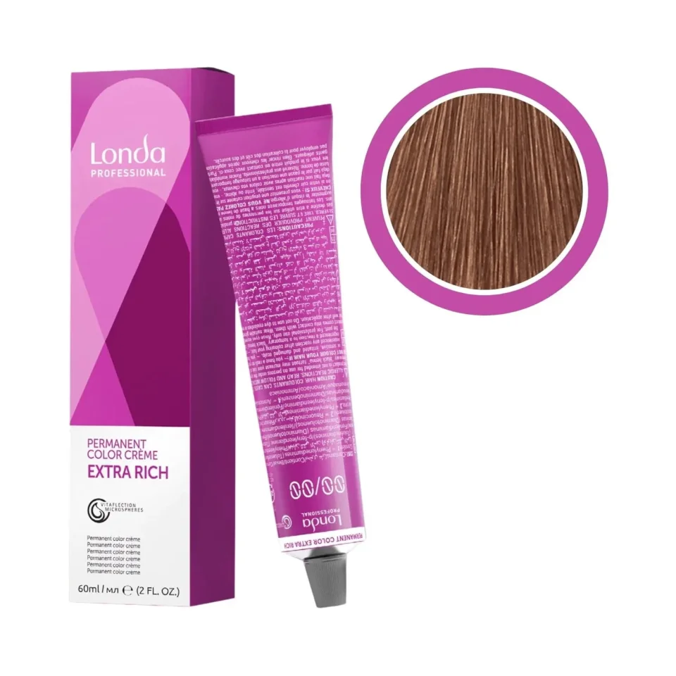 Vopsea permanentă, Londa Professional, Londacolor 6/77 Blond Închis Maro Intens, 60 ml