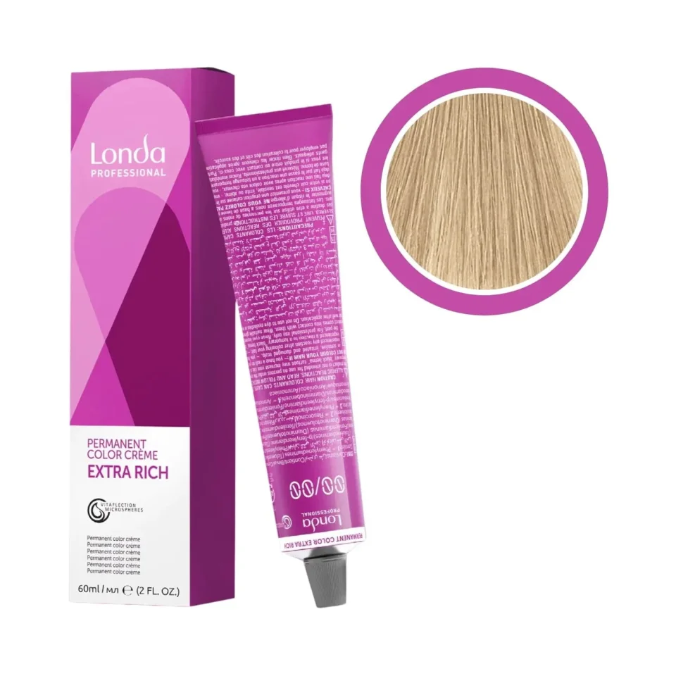 Vopsea permanentă, Londa Professional, Londacolor 9/17 Blond Luminos Cenușiu Maro, 60 ml