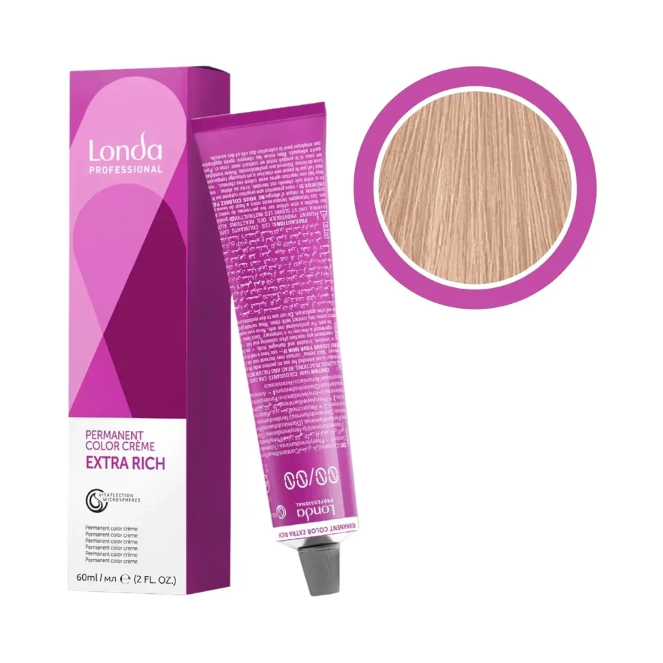 Vopsea permanentă, Londa Professional, Londacolor 9/96 Blond Luminos Cendré Violet, 60 ml
