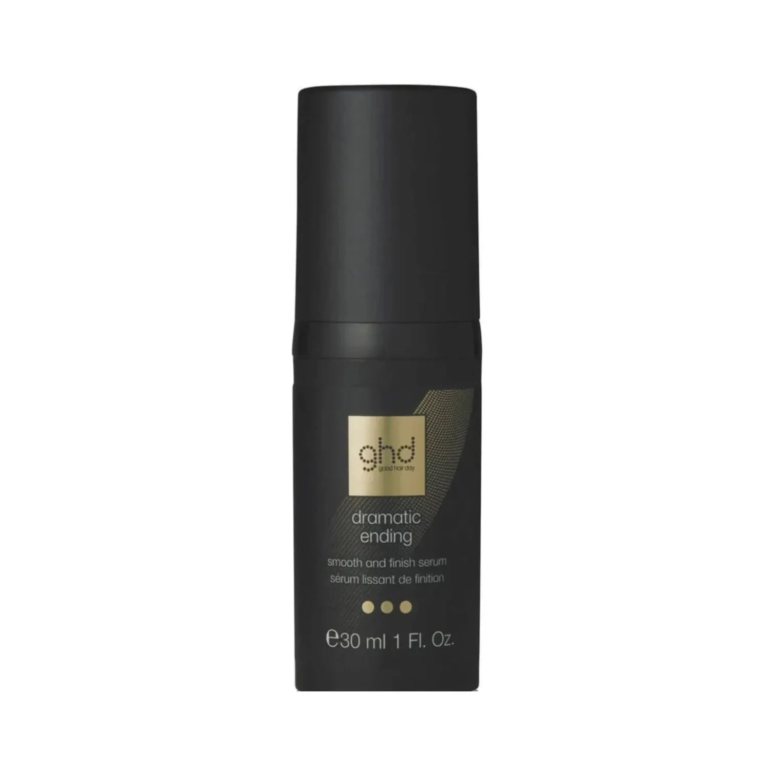 Ser de par pentru netezire si finisare cu efect anti-frizz, GHD Dramatic Ending Smoothing Serum 30ml