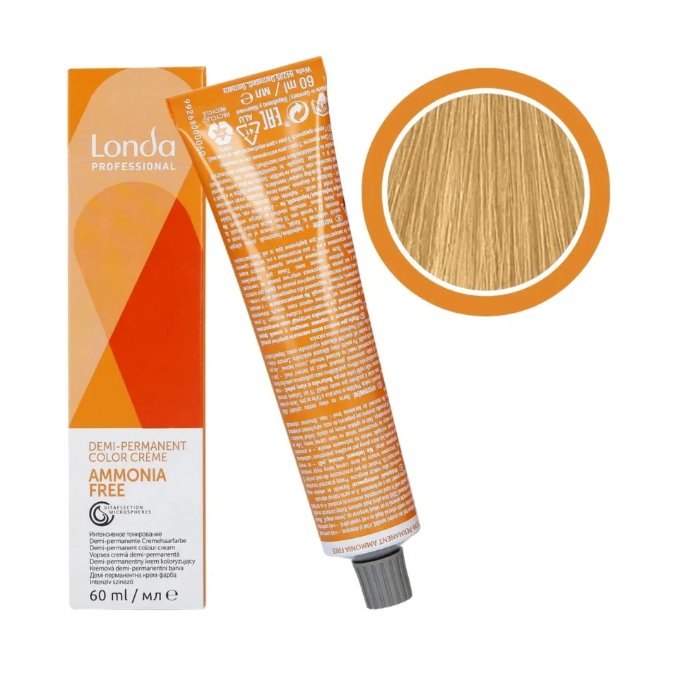 Vopsea demi-permanentă fără amoniac, Londa Professional, Londacolor 9/73 Blond Luminos Maro Auriu, 60 ml
