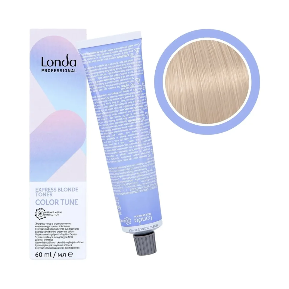 Toner expres pentru blond, Londa Professional, Color Tune Express Blonde Toner /06 Natural Violet, 60 ml