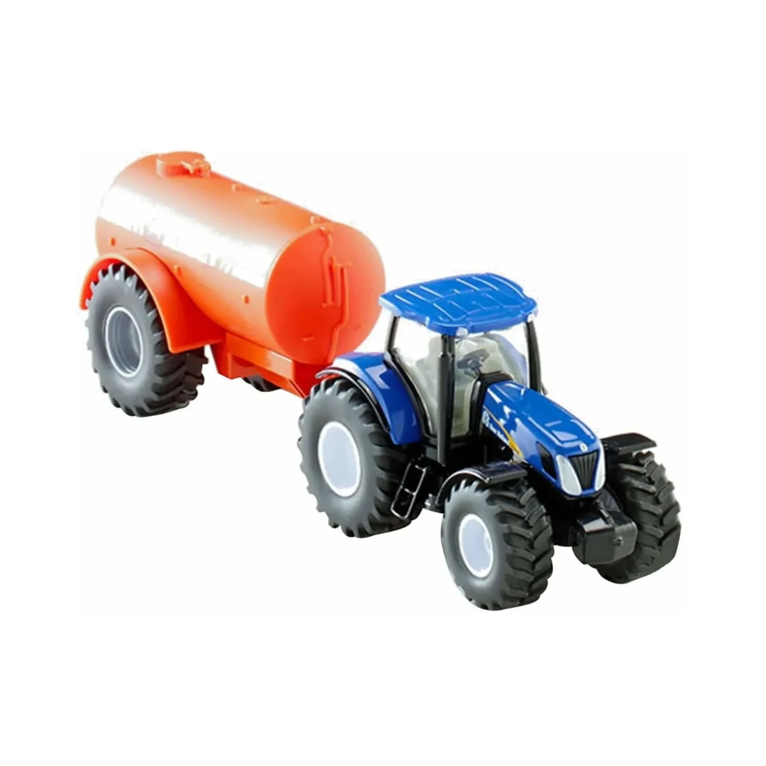 Jucărie Metalică Tractor New Holland T7070 cu Cisterna Siku 1945 Scara 1:50
