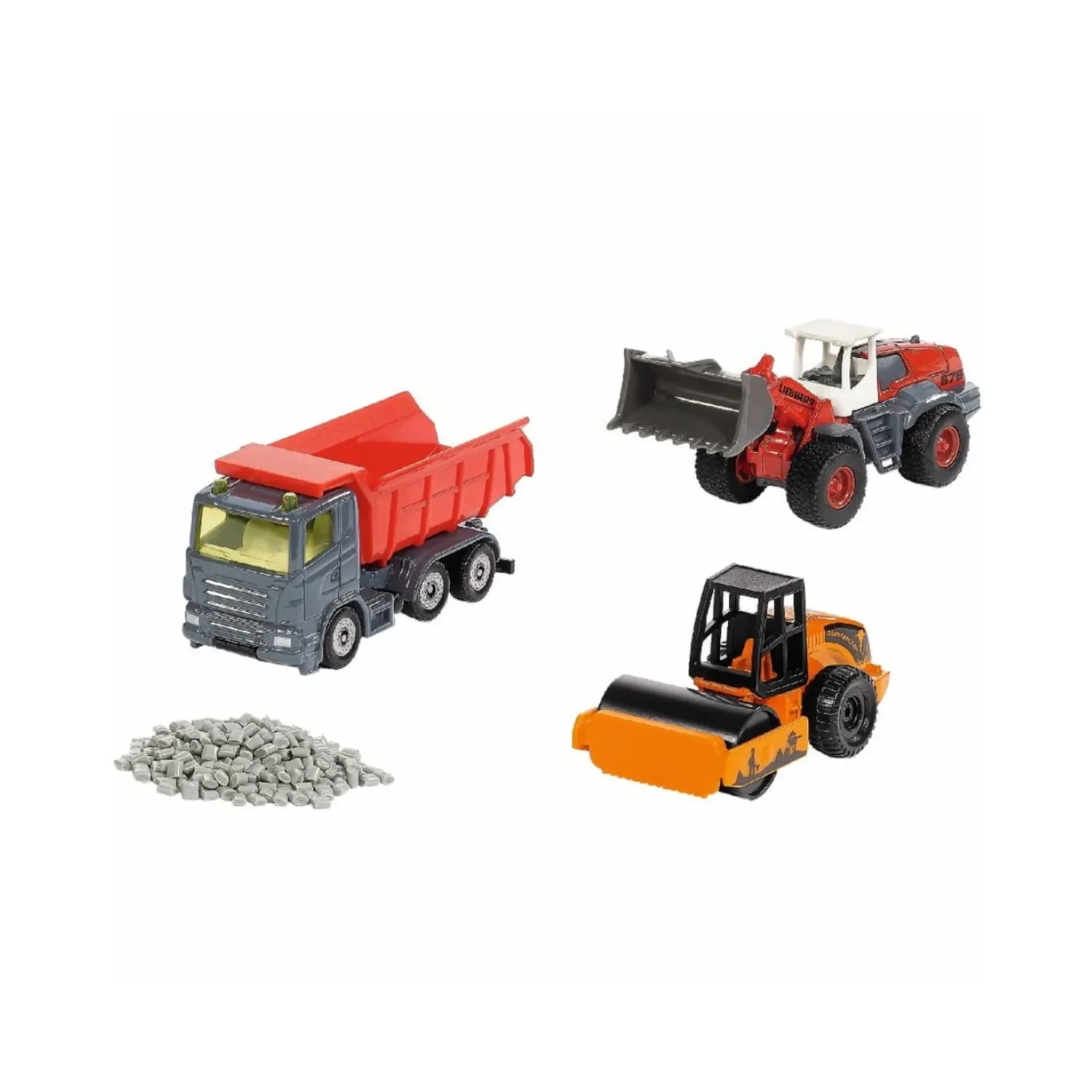 Set Mașinuțe Construții Drumuri Siku 6329 Design Înaltă Calitate Finisaj Metalic