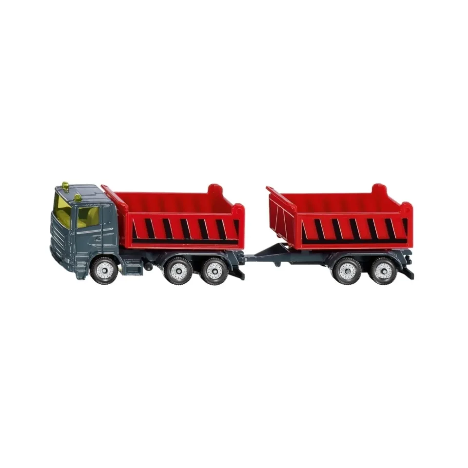 Jucărie Metalică Camion Basculantă Scania cu Remorcă Siku 1685