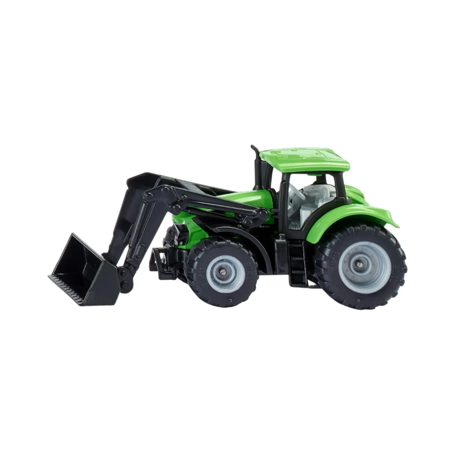 Jucărie Metalică Tractor Deutz Fahr cu Încărcător Frontal Metalic Siku 1394