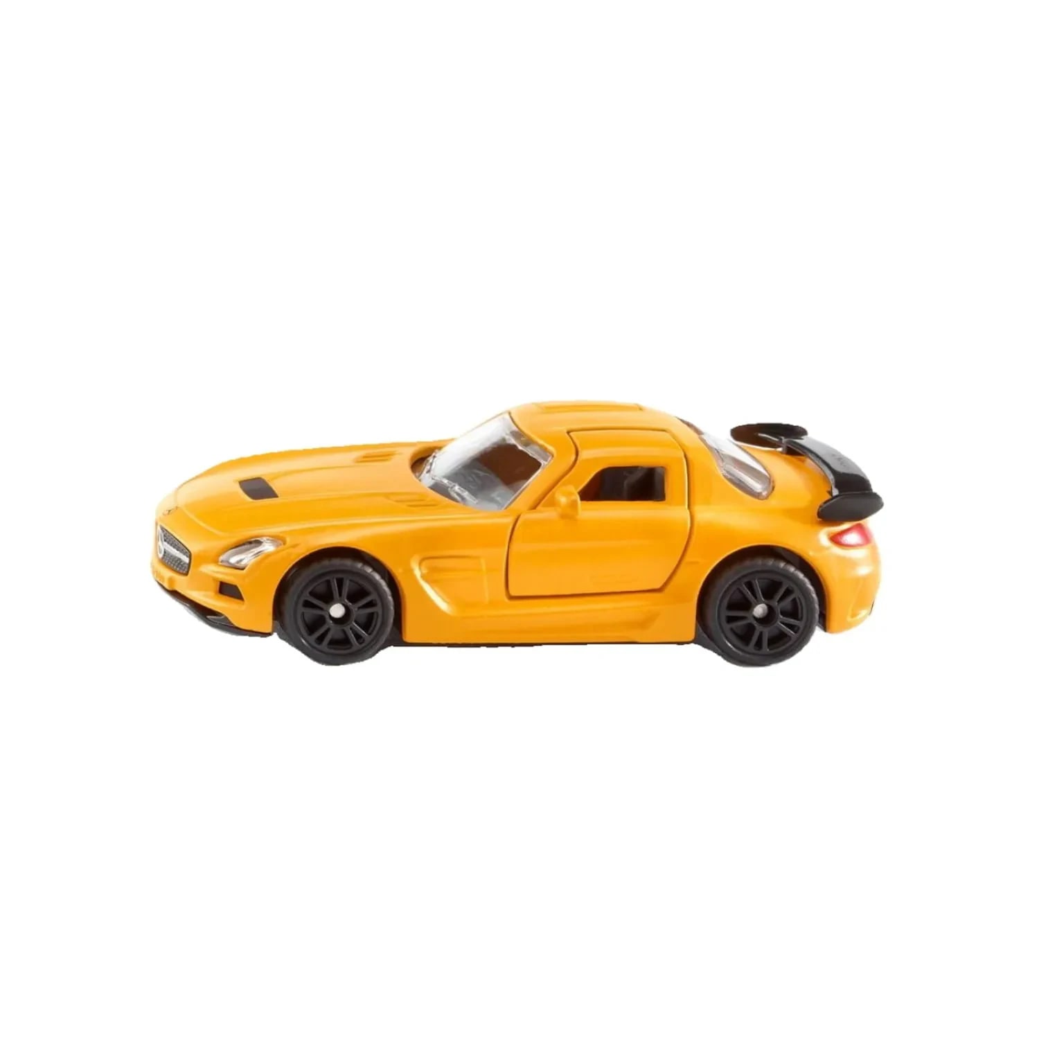 Jucărie Metalică Mercedes-Benz SLS AMG Black Series, Siku 1542 - Mașină Sport Luxoasă cu Uși Tip Aripi de Pescarus