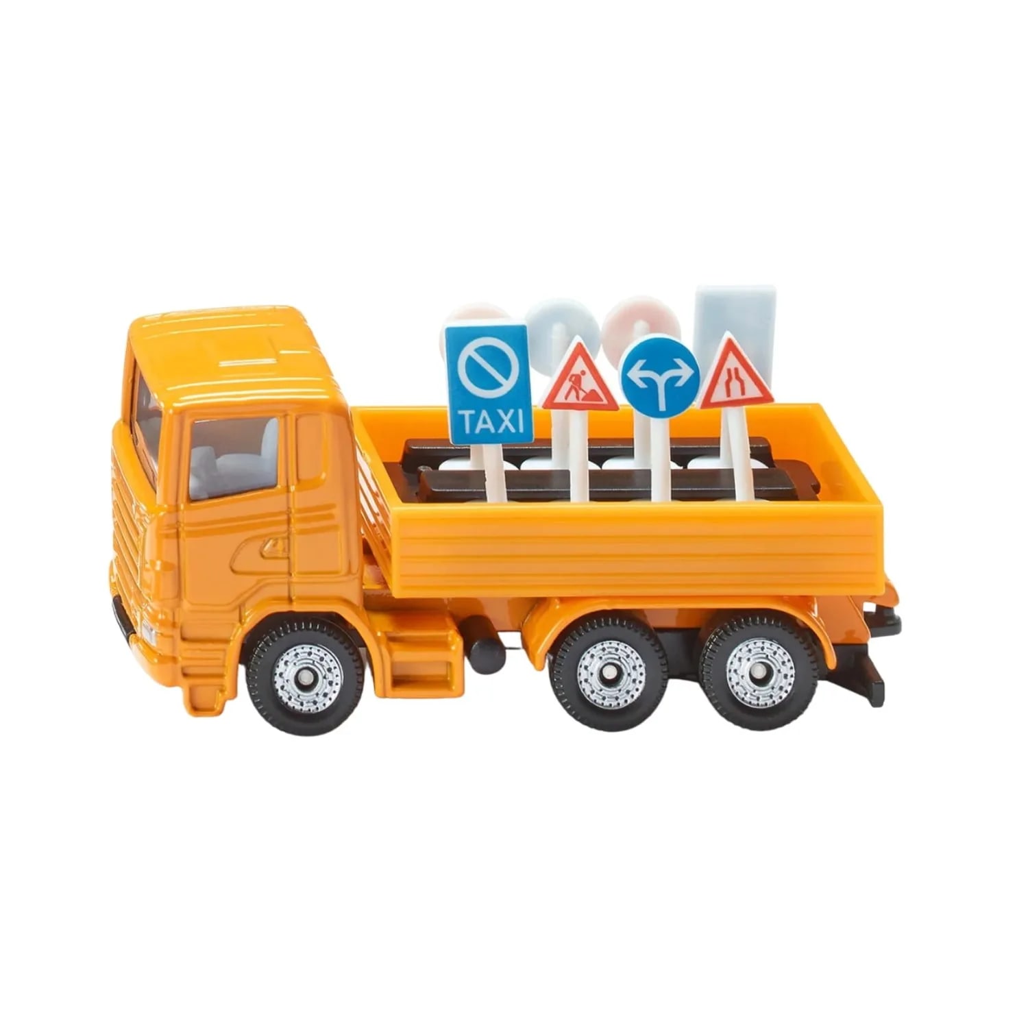 Jucărie Metalică Camion Scania Cu Semne De Circulație Siku 1322