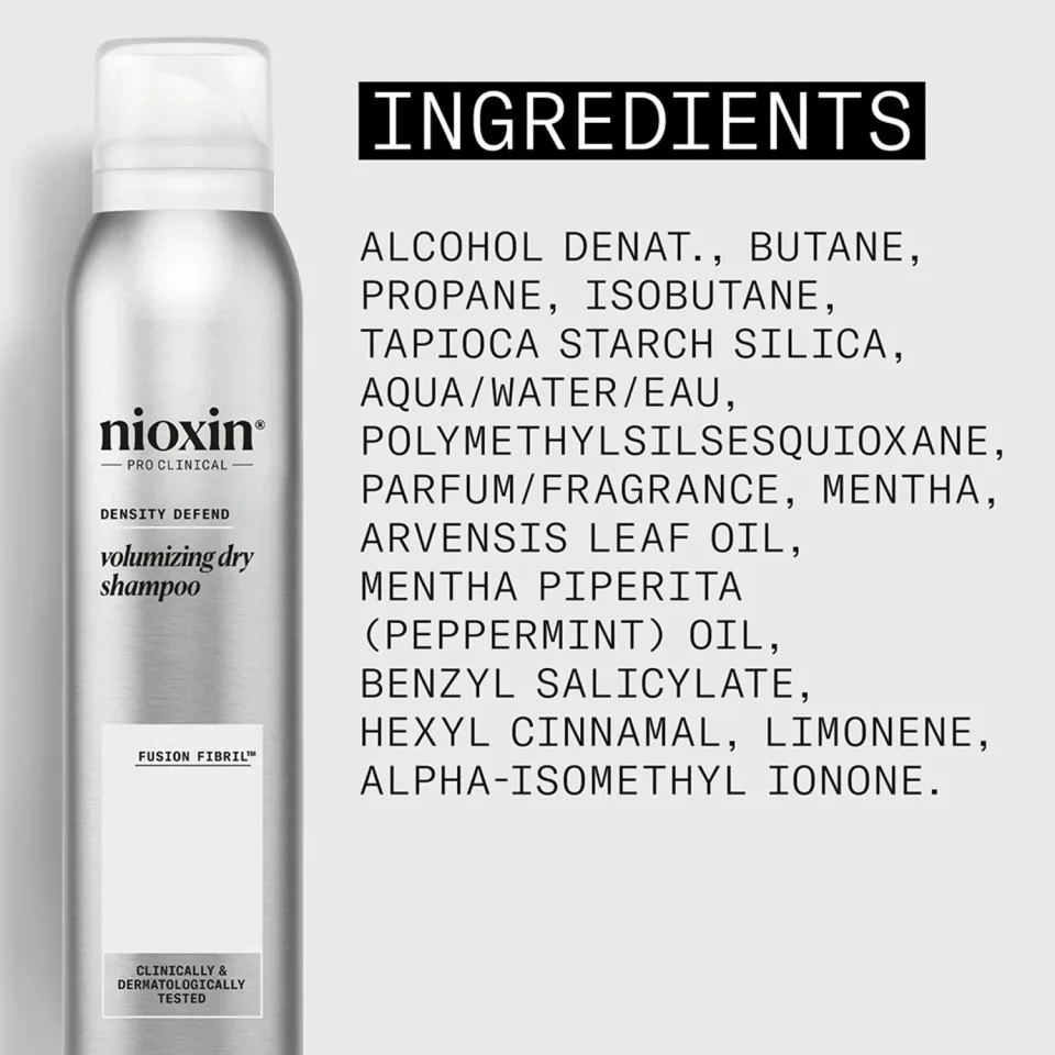 Șampon uscat volumizant pentru păr fin, Nioxin, Volumising Dry Shampoo, 180 ml — imagine 3