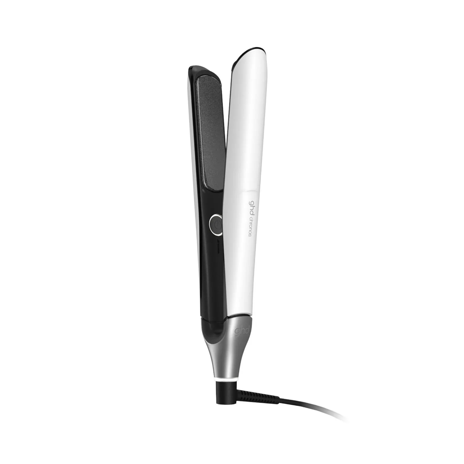Placă de păr profesională, GHD Chronos Straightener White cu plăci de 26 mm