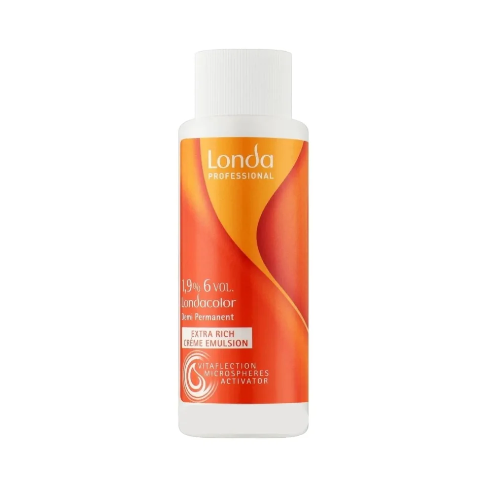 Oxidant pentru vopsea demi-permanentă, Londa Professional, Demi-Permanent Developer 1,9% (6 Vol.), 60 ml
