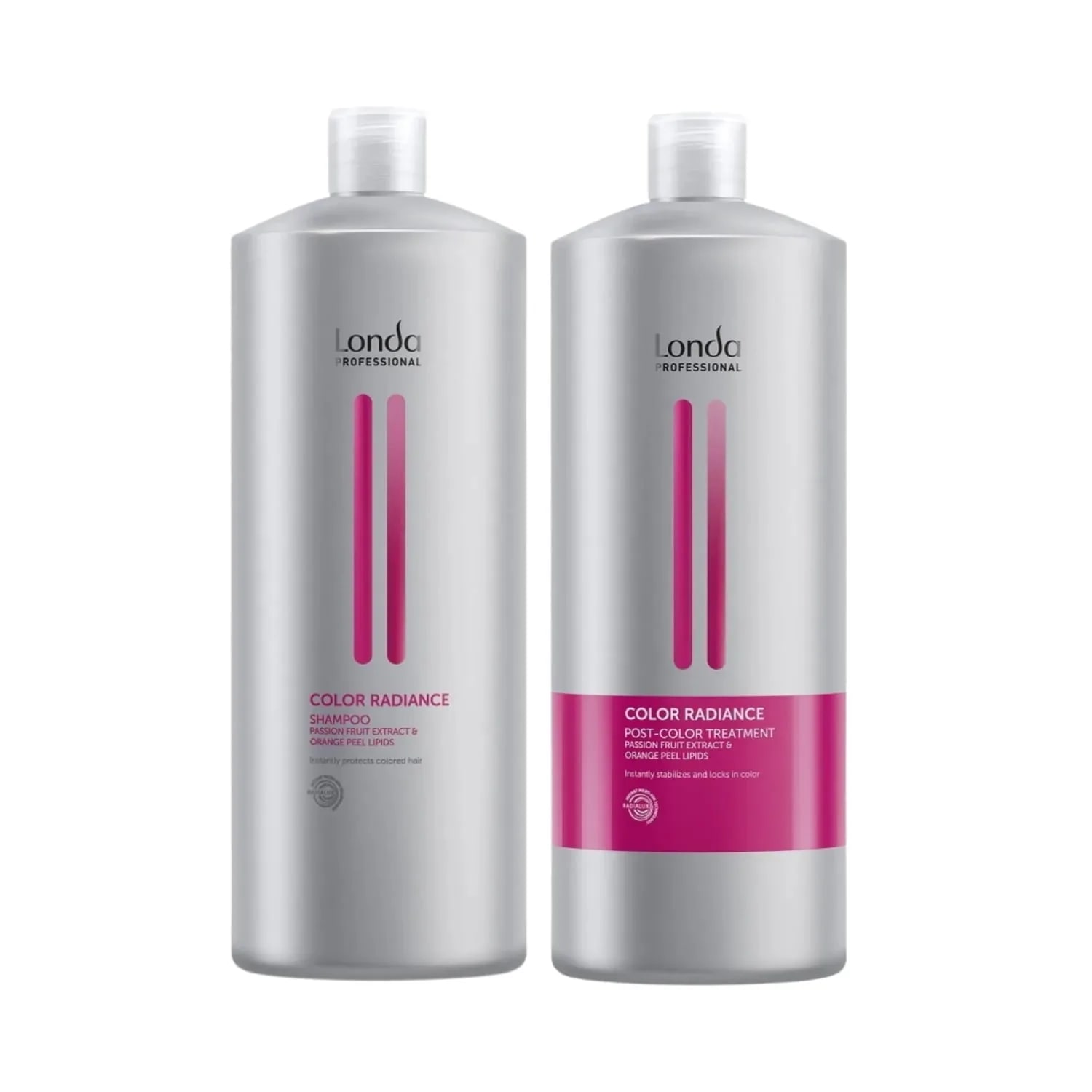 Pachet pentru păr vopsit, Londa Professional Color Radiance, Șampon 1000 ml + Tratament Post-Colorare 1000 ml