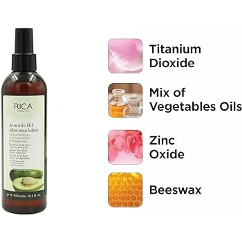 Ser post-epilare pentru încetinirea creșterii părului, cu lapte de avocado, Rica, Avocado Milk Serum, 100 ml — imagine 4