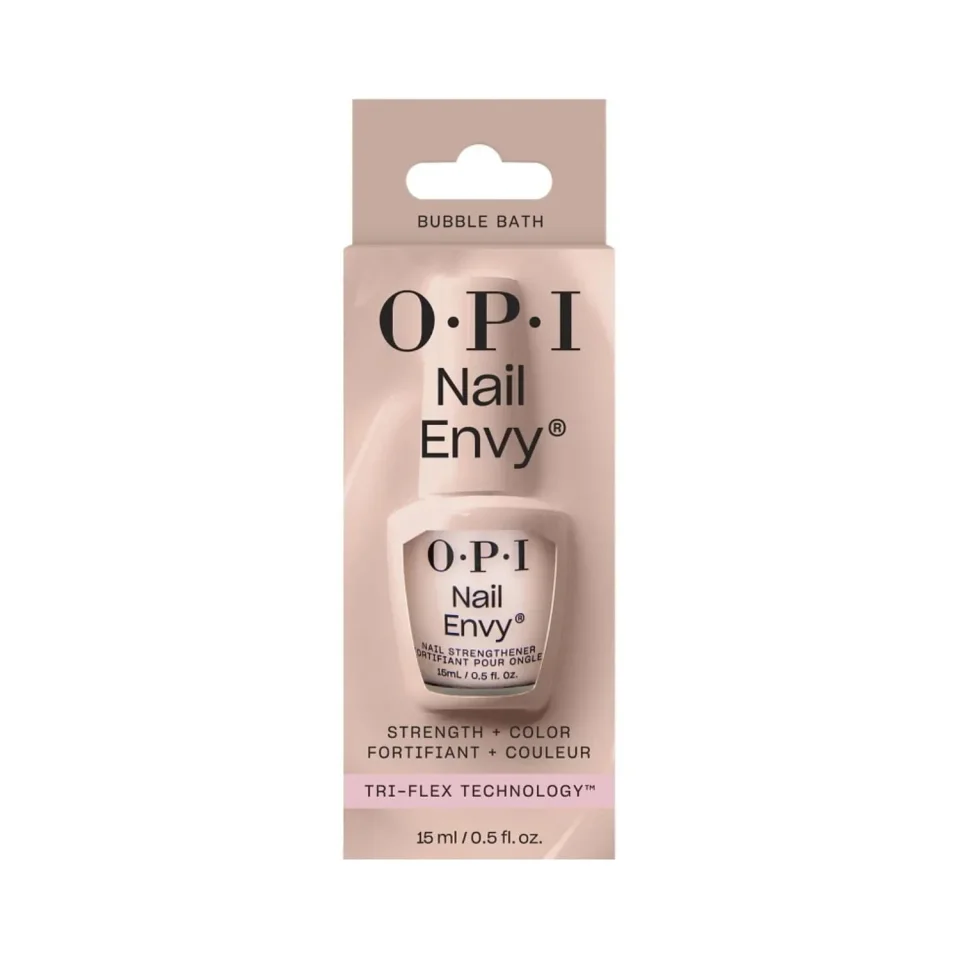 Tratament pentru intarirea unghiilor si culoare, OPI, Nail Envy, Bubble Bath™, 15ml