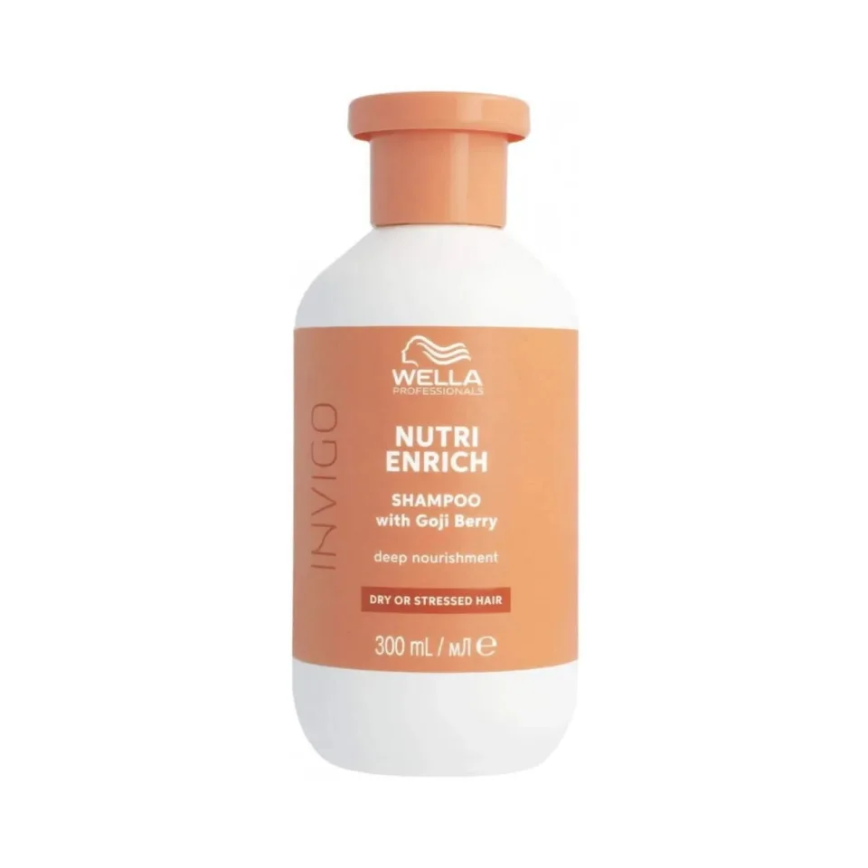 Sampon pentru par uscat, Wella Professionals, Invigo Nutri Enrich Shampoo, 300ml