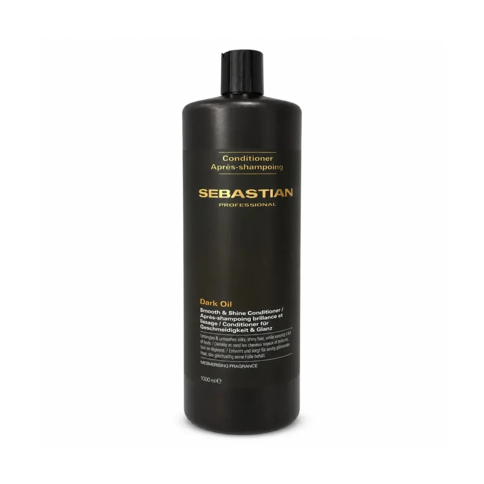 Balsam pentru păr stralucitor si matasos, Sebastian Professional, Dark Oil Smooth and Shine Conditioner 1000ml