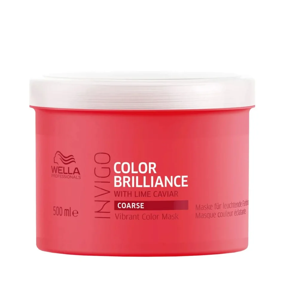 Masca pentru par vopsit, Wella Professionals, Color Brilliance Mask Coarse, 500ml
