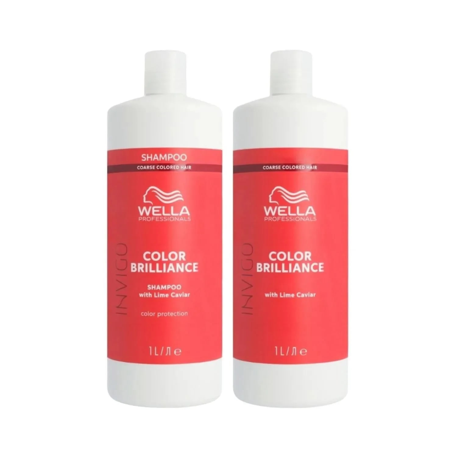 Set pentru par vopsit, Wella Professionals, Color Brilliance Coarse, Shampoo 1000ml+Conditioner 1000ml