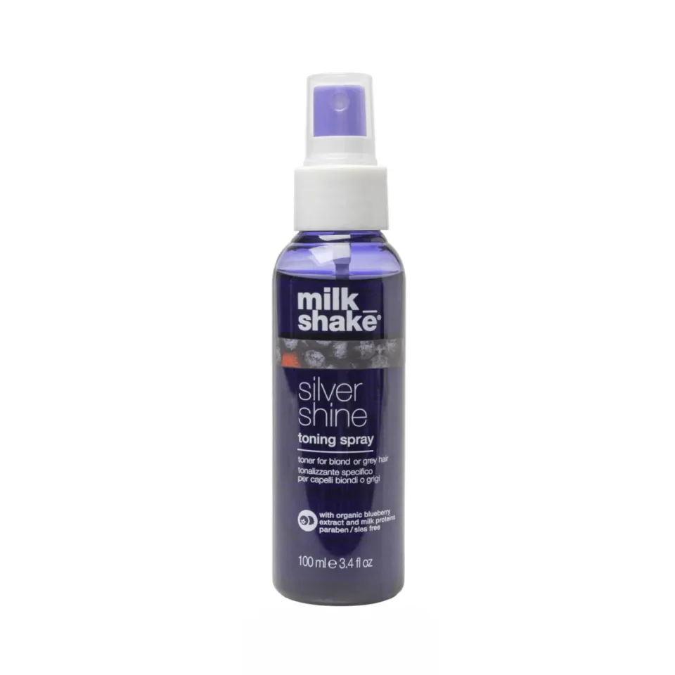 Spray cu pigment pentru tonuri reci, Milk Shake, Silver Shine Toning Spray, 100ml