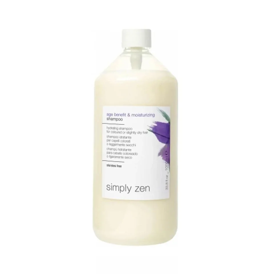 Sampon hidratant pentru par vopsit, Simply Zen Age Benefit Moisture Shampoo 1000ml