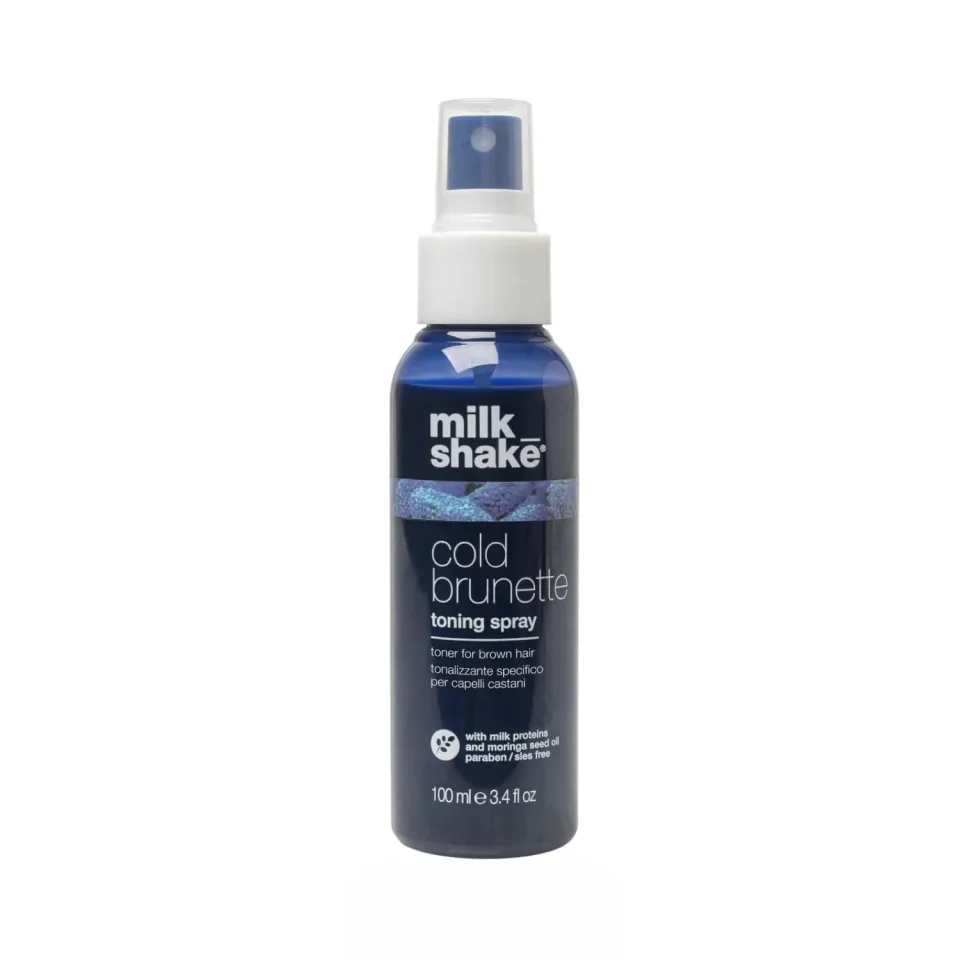 Spray cu pigment pentru tonuri reci, Milk Shake, Cold Brunette Toning Spray 100ml