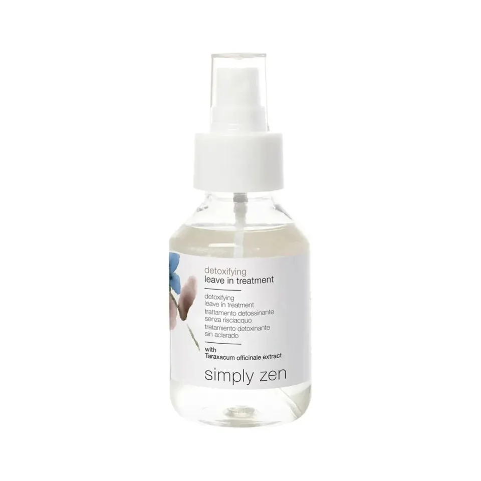 Tratament detoxifiant vegan pentru toate tipurile de par, Simply Zen Detoxifying Leave-in Treatment Vegan 100ml