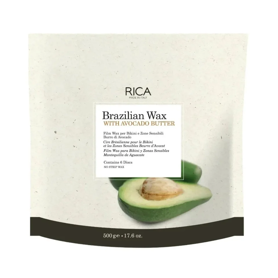Ceara braziliana cu unt de avocado, Rica Brazilian Wax Avocado Butter Dischete 500g