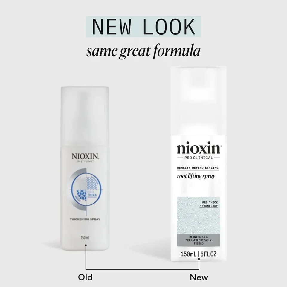 Spray volumizant pentru îngroșarea firului și ridicarea rădăcinilor, Nioxin, Root Lifting Spray, 150 ml — imagine 7