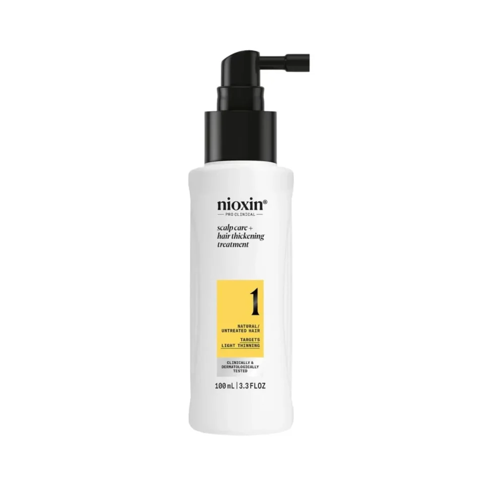 Tratament fără clătire pentru păr natural cu subțiere ușoară, Nioxin, System 1 Hair Treatment 100 ml