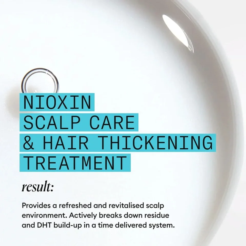 Tratament fără clătire pentru păr vopsit cu subțiere ușoară, Nioxin, System 3 Hair Treatment 100 ml — imagine 3