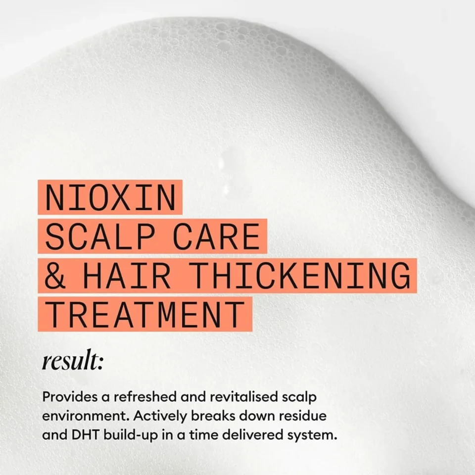 Tratament fără clătire pentru păr vopsit cu subțiere avansată, Nioxin, System 4 Hair Treatment 100 ml — imagine 3