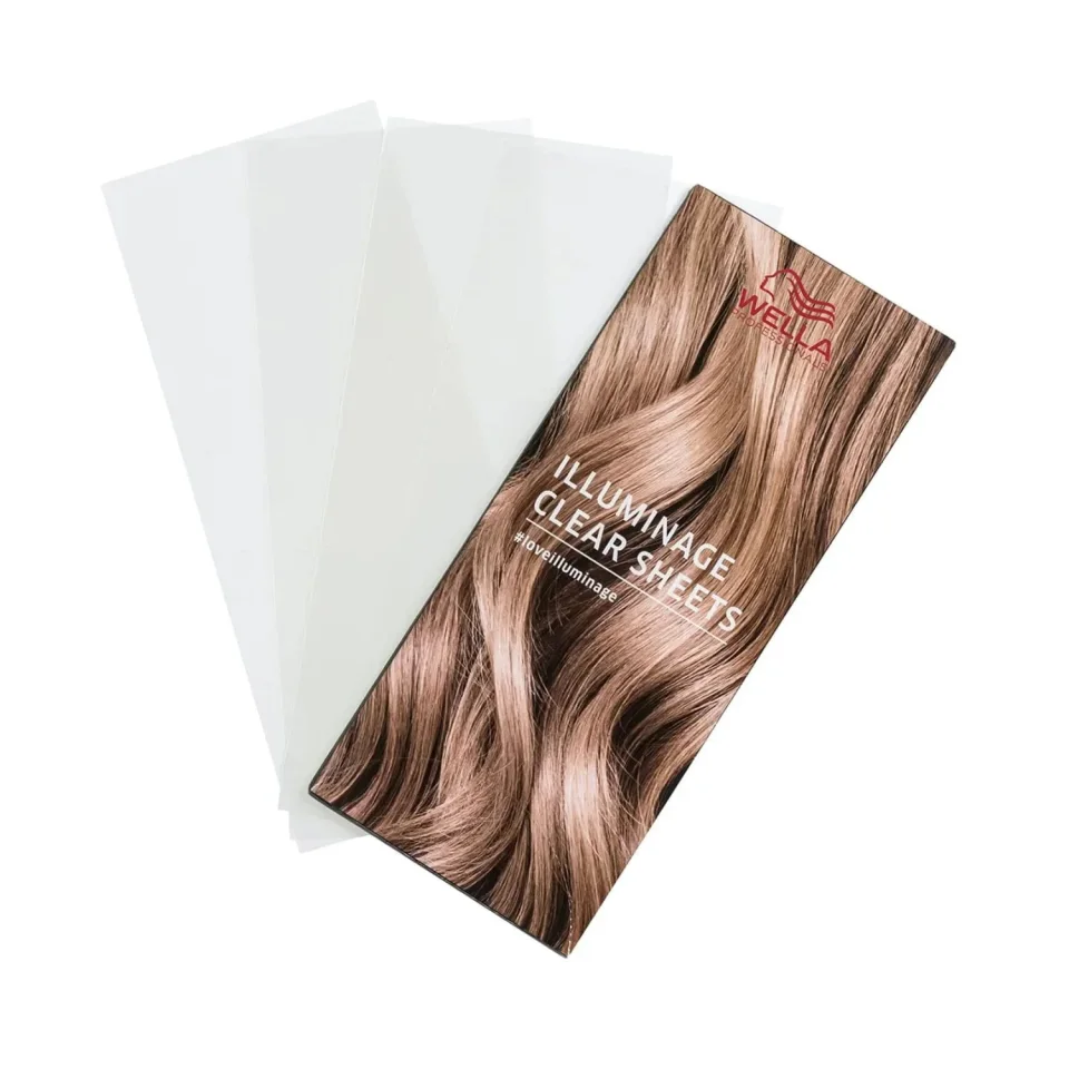 Folii transparente, Wella Professionals, Illuminage Clear Sheets, 100buc.