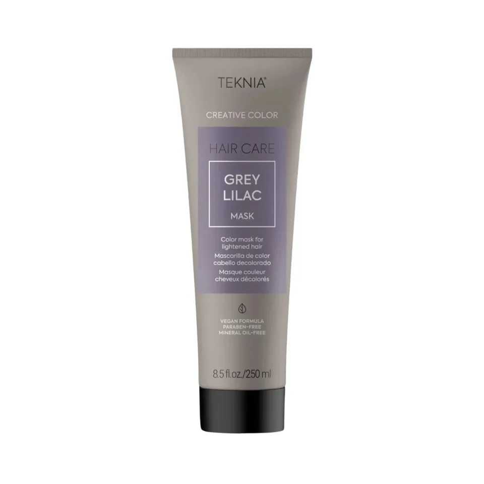 Masca coloranta pentru reîmprospătarea culorii de gri, Lakme, Grey Lilac Mask, 250ml