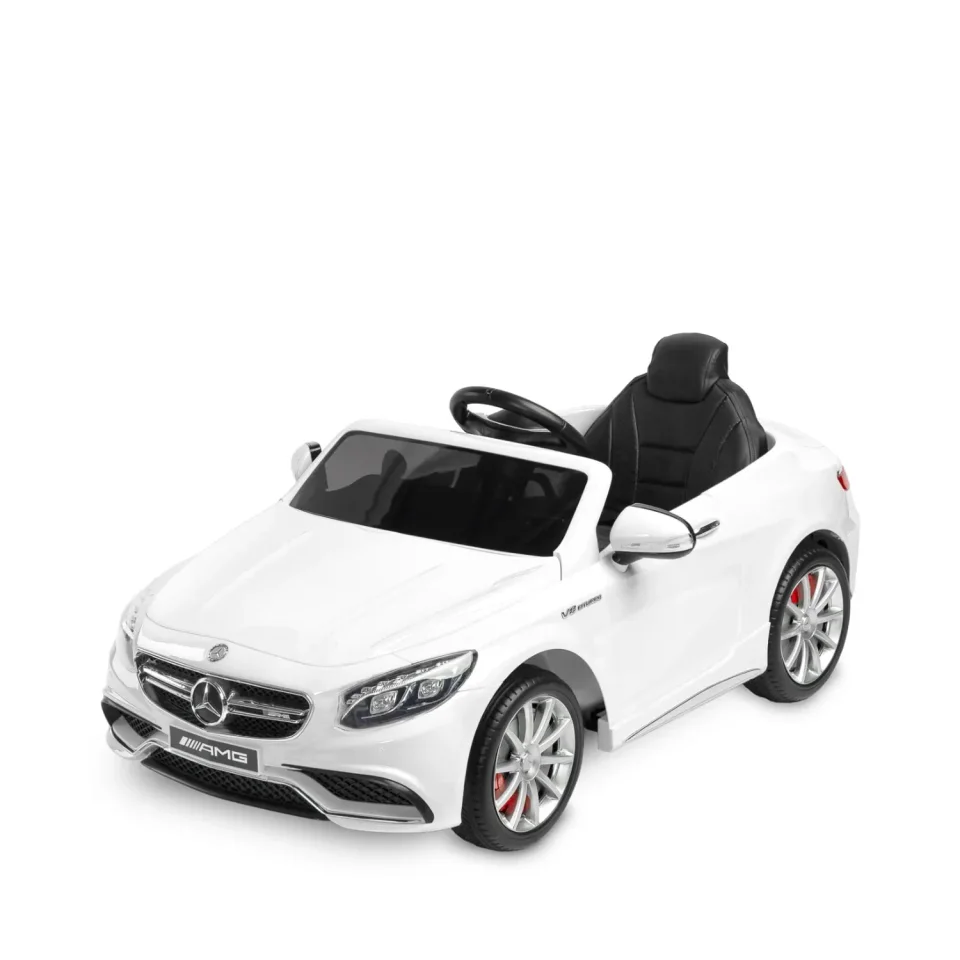 Masina electrica pentru copii, Toys by Caretero, Mercede AMG S63 Alb