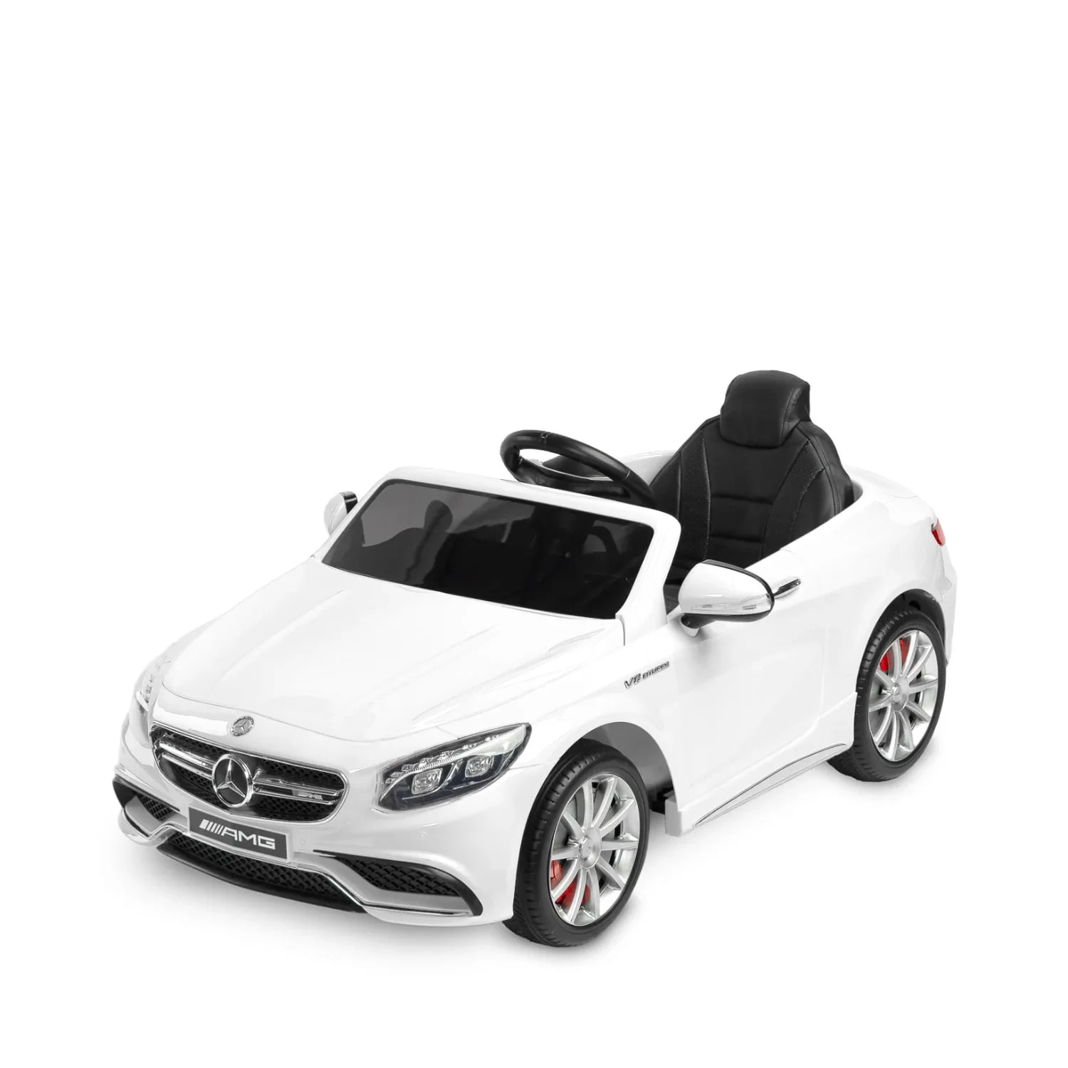 Masina electrica pentru copii, Toys by Caretero, Mercede AMG S63 Alb