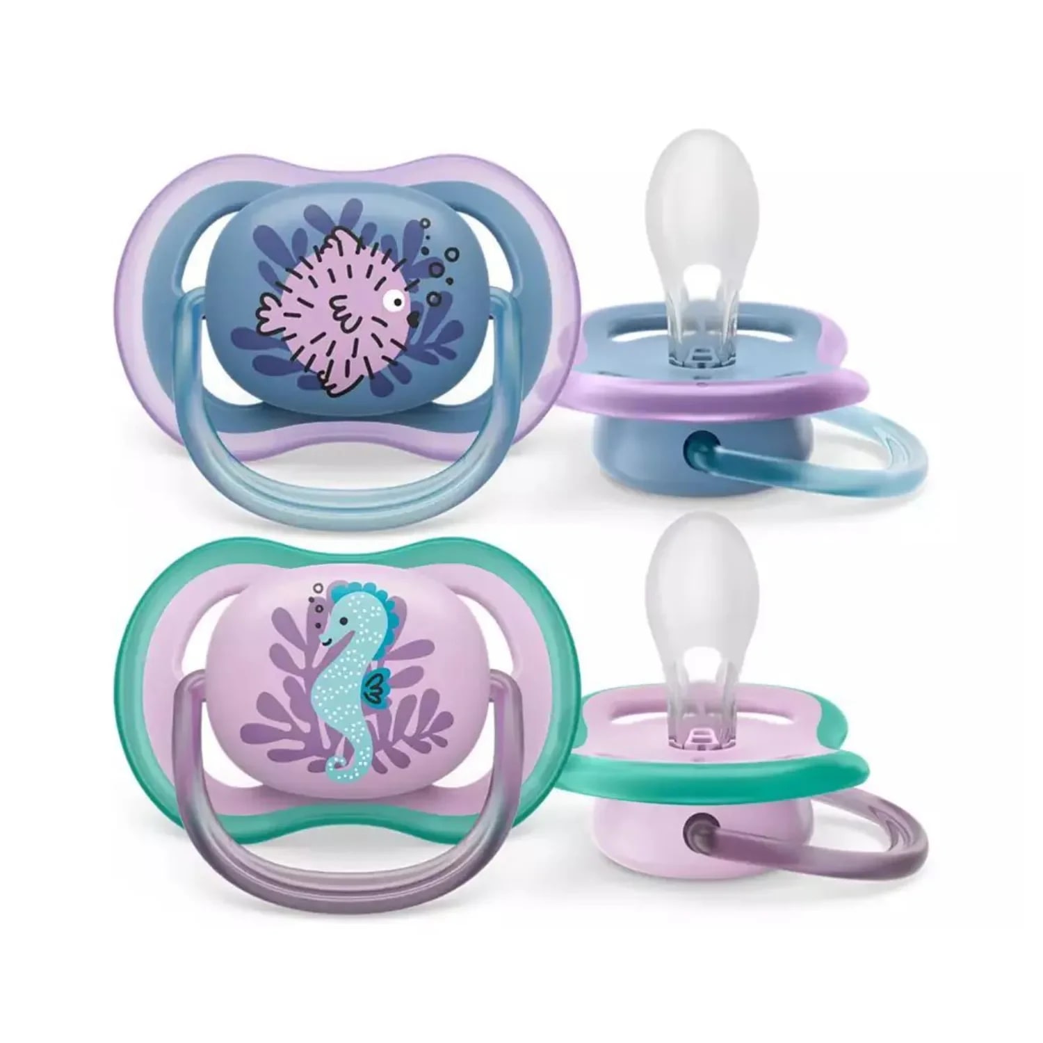 Set de 2 suzete Air Mov/Bleu 0-6luni, Philips Avent