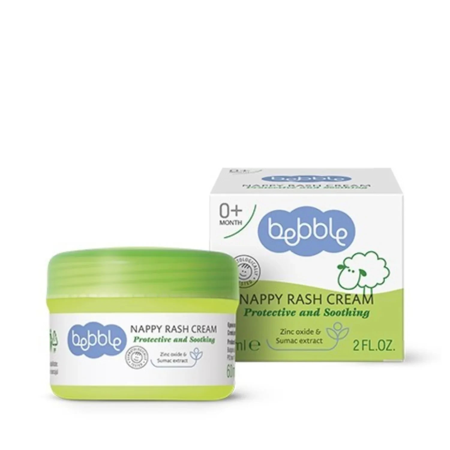 Crema pentru iritatii, Bebble, Nappy Rash Cream 60ml
