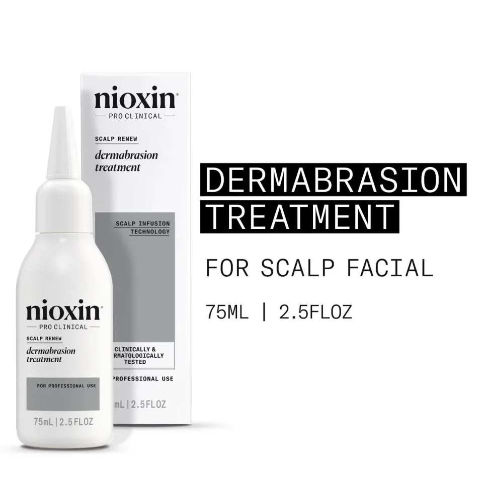 Tratament exfoliant pentru scalp, Nioxin, Dermabrasion Treatment 75 ml — imagine 3