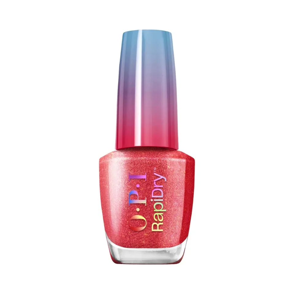Lac de unghii cu uscare rapida, Opi, RapiDry, Fuego On the Go, 9ml
