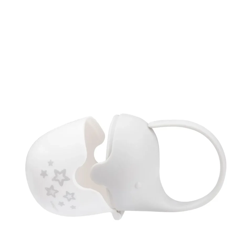 Cutie elefant gri pentru protectie suzeta, Babyono