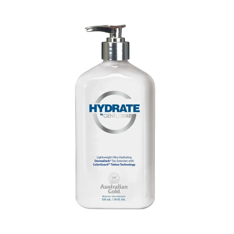 Crema hidratanta pentru prelungirea bronzului, Australian Gold, Hydrate by Gentlemen, 535ml