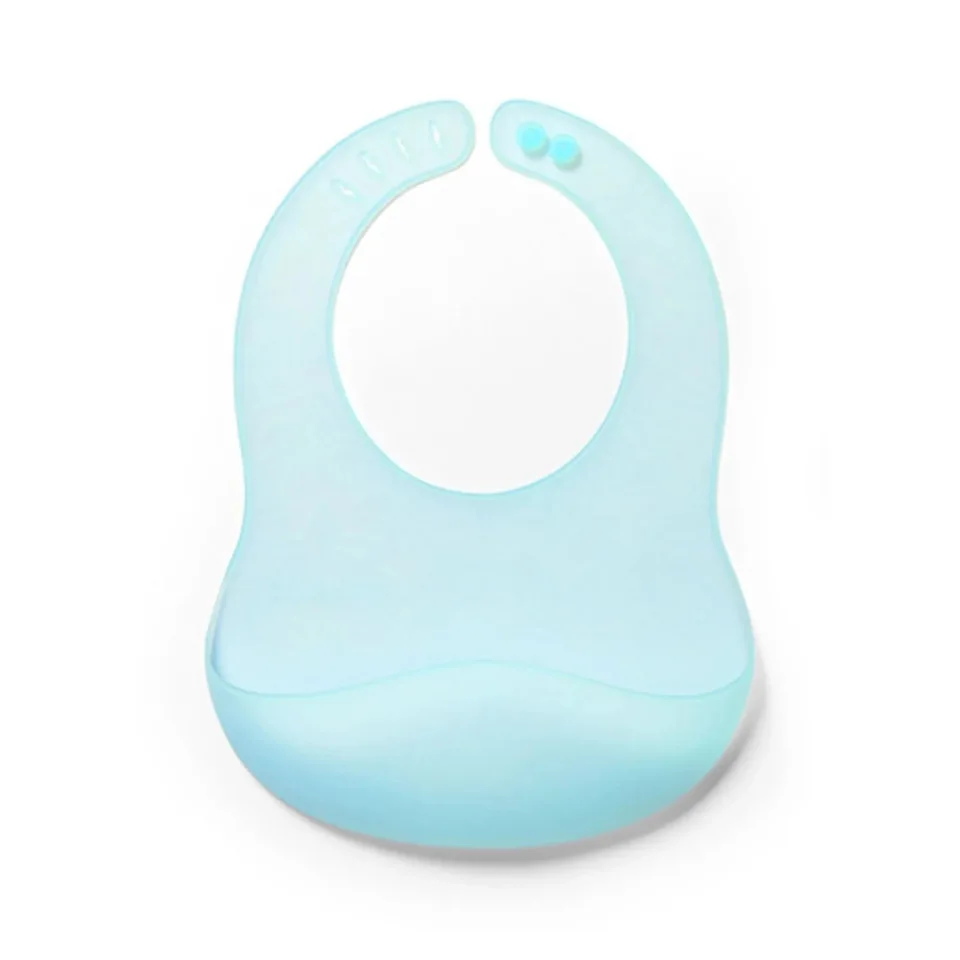 Baveta din silicon bleu, Babyono