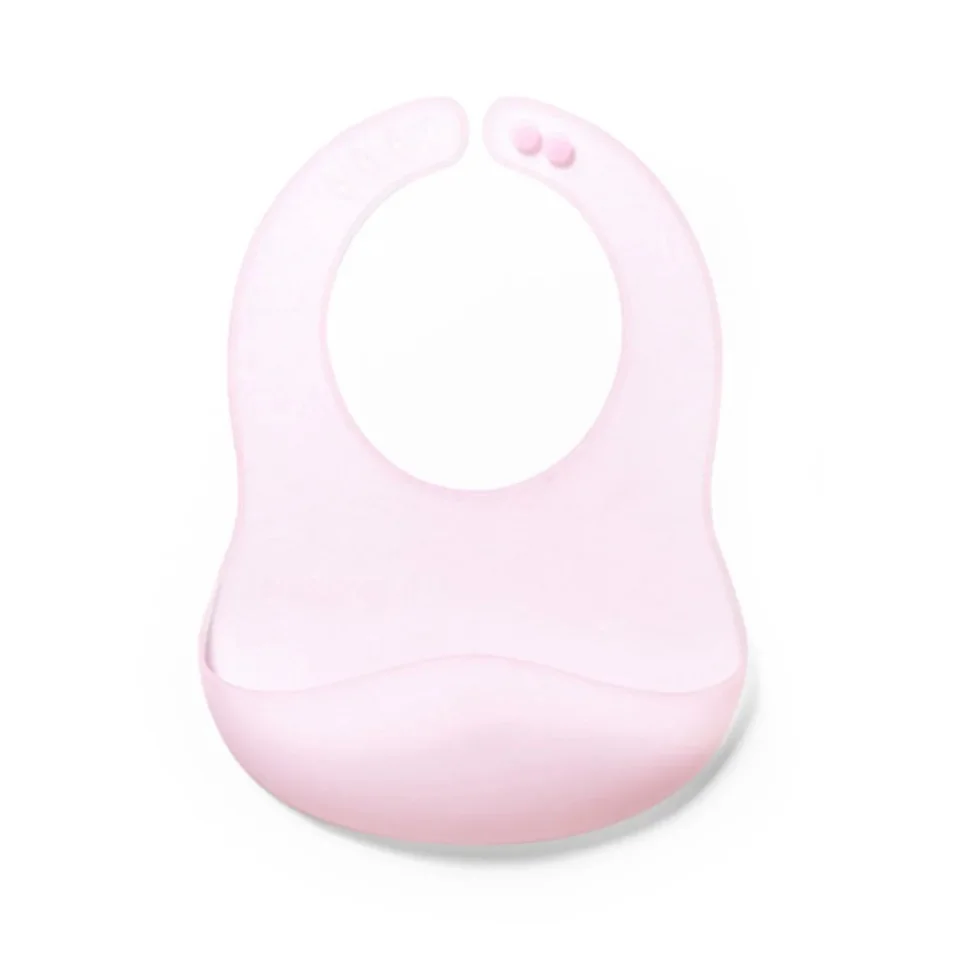 Baveta din silicon roz, Babyono