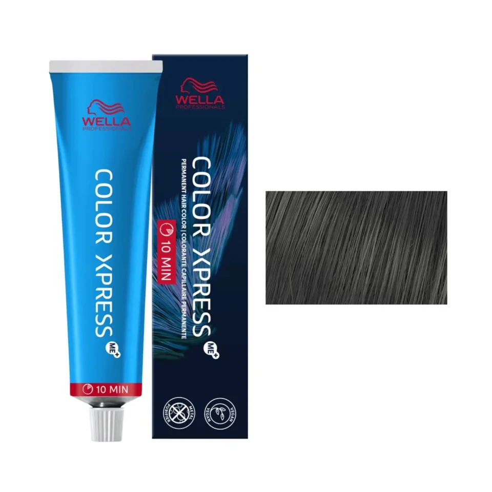 Vopsea permanenta pentru retusarea rapida a radacinilor, Wella Professionals, Color Xpress, Dark Brown 3/, 60ml