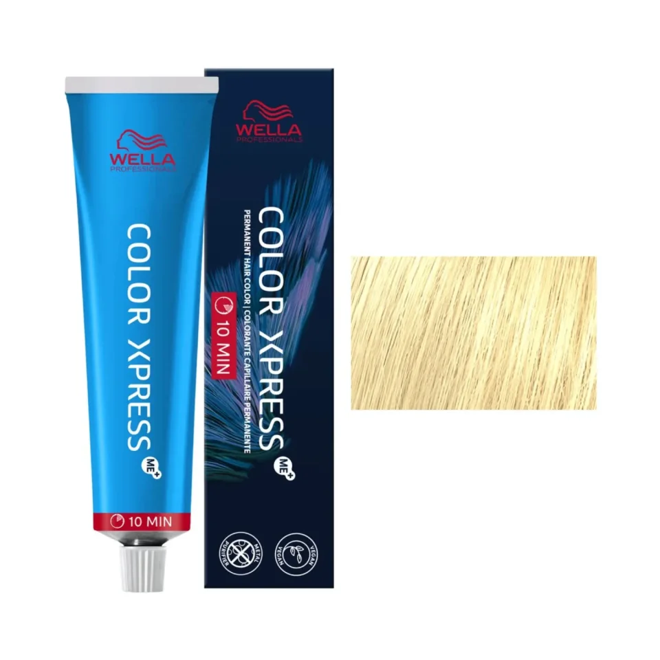 Vopsea permanenta pentru retusarea rapida a radacinilor, Wella Professionals, Color Xpress, Lightest Blonde 10/, 60ml