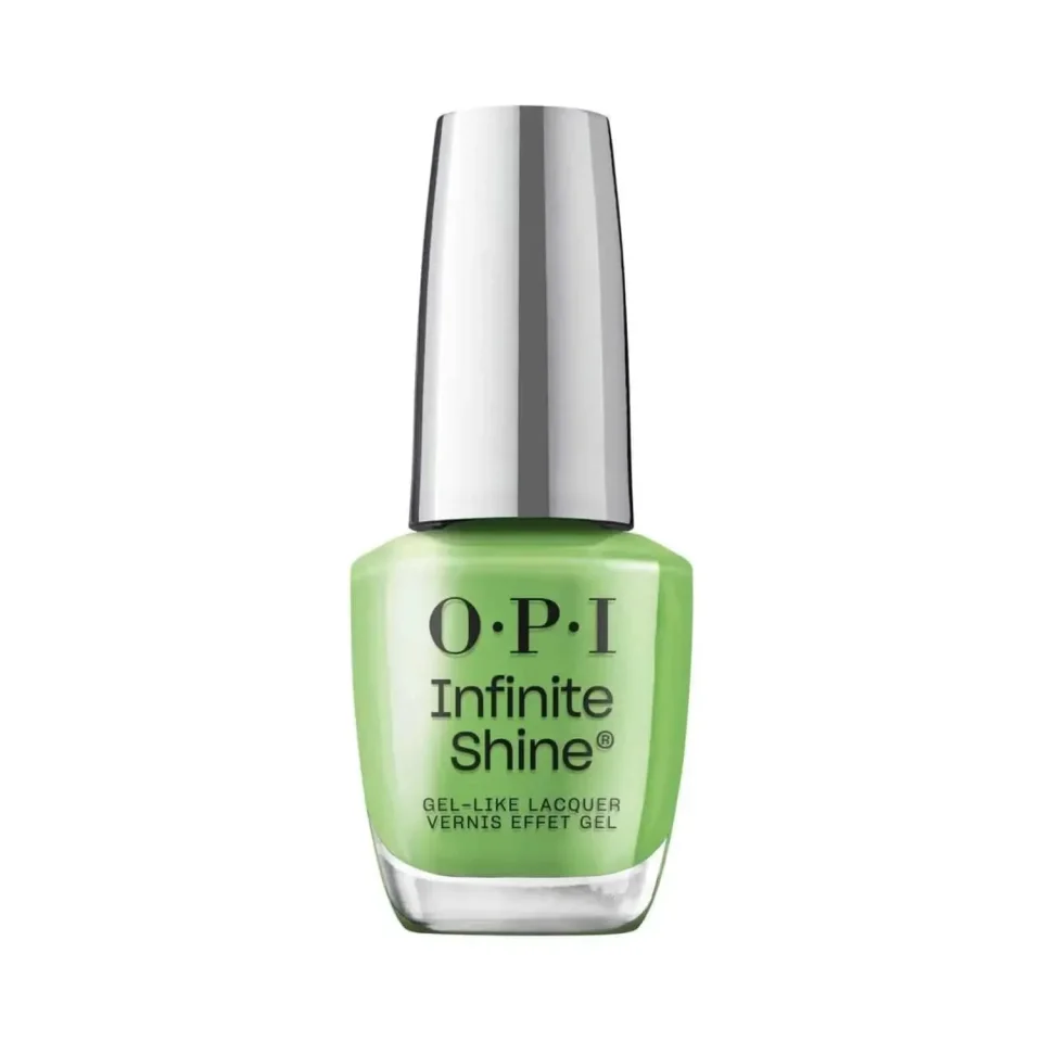 Lac de unghii cu efect de gel, Opi, IS Jelly Green with Envy, 15ml