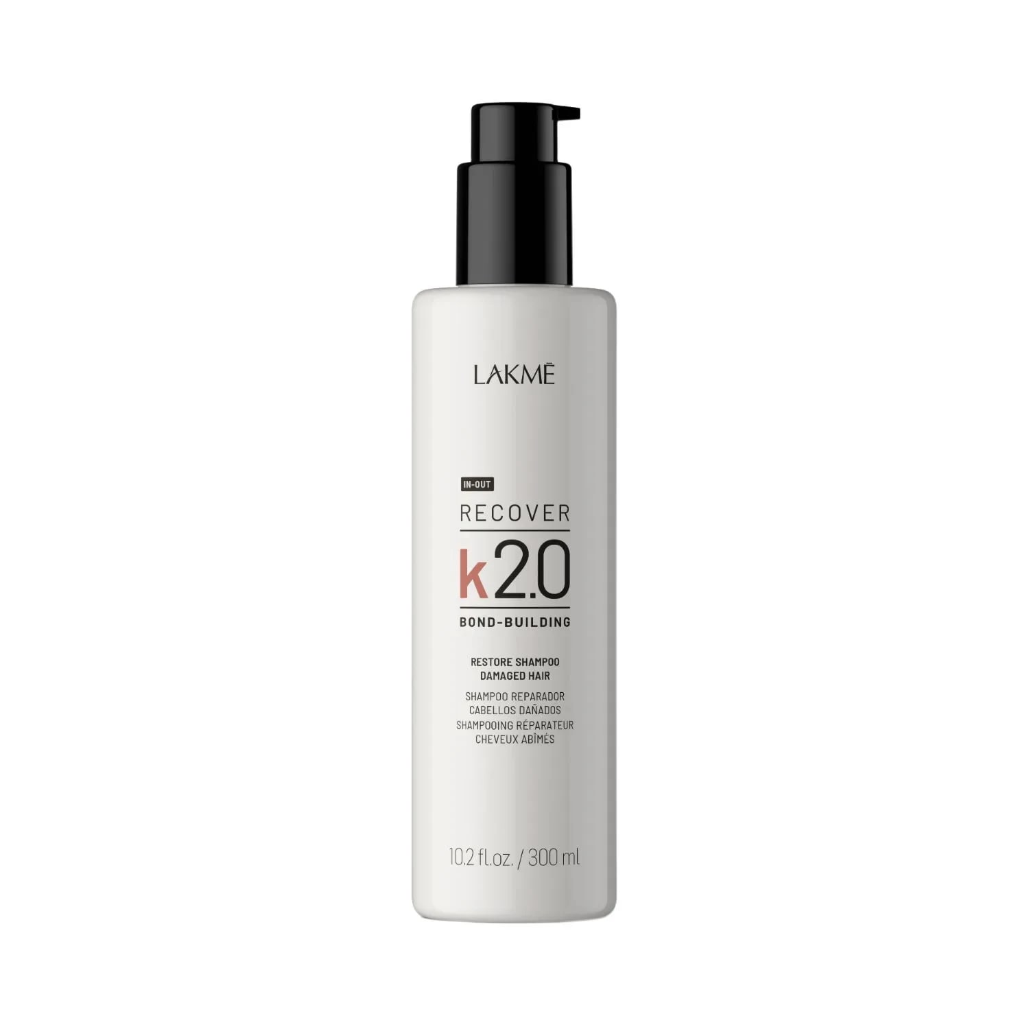 Sampon pentru reparare cu acid hyaluronic, Lakme, K2.0 Recover Shampoo, 300ml