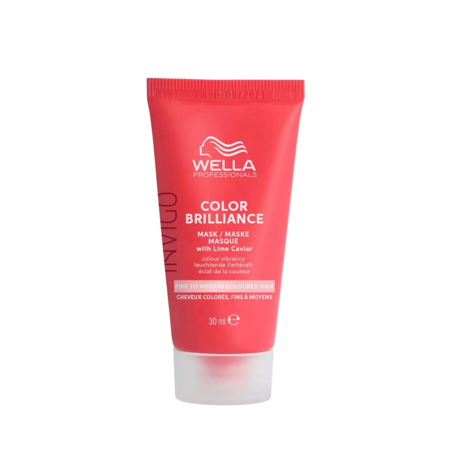 Masca pentru par vopsit, Wella Professionals, Invigo Color Brilliance Fine Normal, 75ml