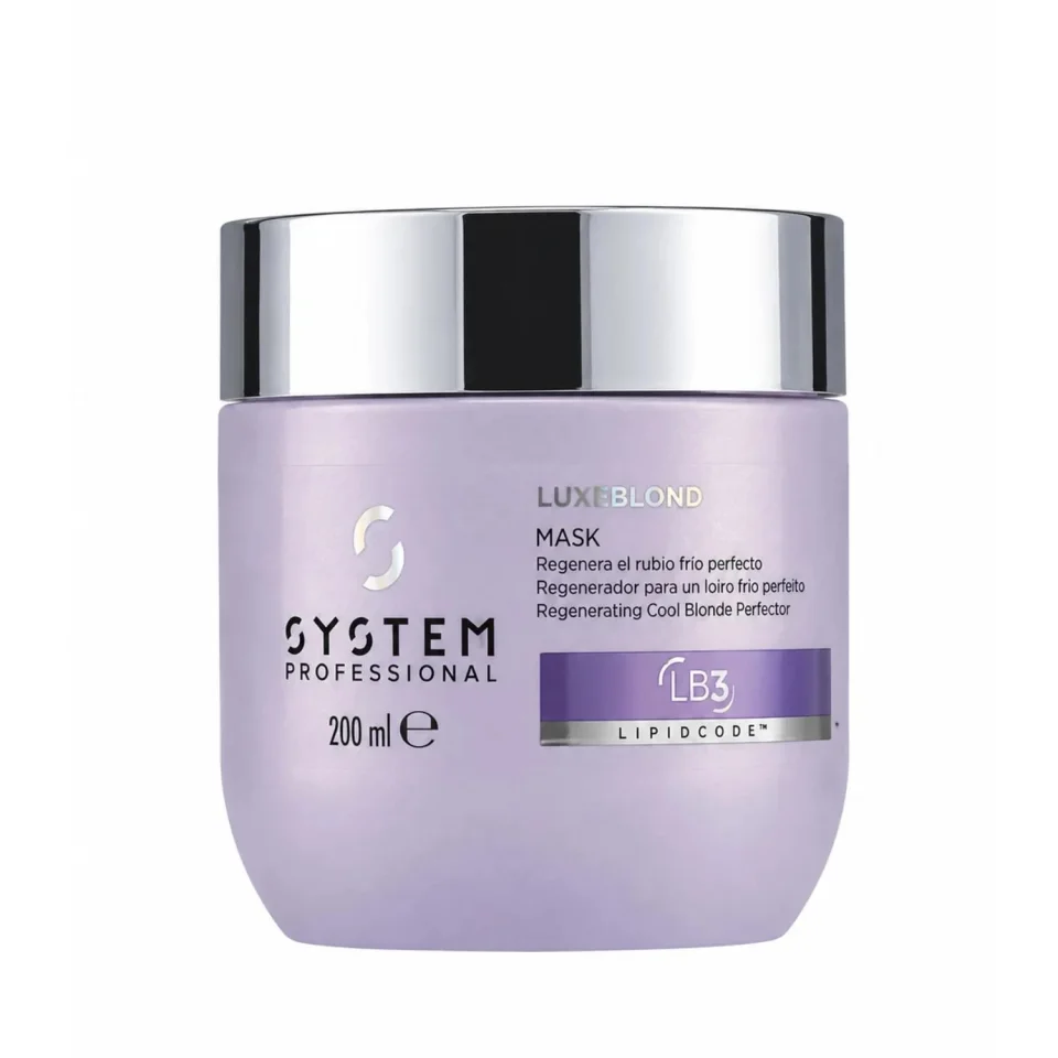 Tratament pentru păr blond, System Professional, Luxeblond Mask, 200ml